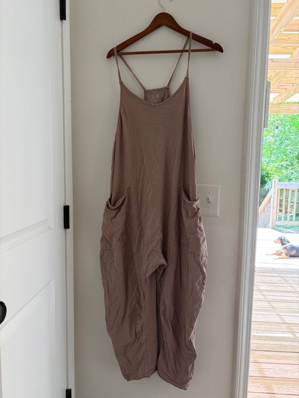 Free People Hot Shot Onesie | Taupe | Never Worn